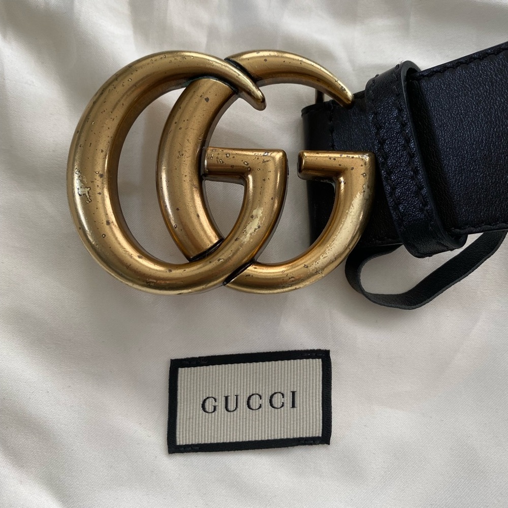 Authentic Gucci leather belt